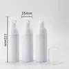 Estoque Pronta Entrega de Fábrica 60ml Frasco Branco com Bomba Limpador Facial Reembalado Limpeza de Dentes Limpeza Facial Removedor de Maquiagem Mousse Espumante Pode Ser OEM