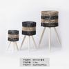 Vaso de flores criativo feito à mão, vaso de flores nórdico, estilo ins, suporte para flores, decoração interna, suporte para vasos de flores, varanda, suporte para flores de madeira