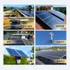 Panel Solar Monocristalino 12V24V Placa de Carga de Monitoreo Batería Sistema Doméstico 220V Componente Fotovoltaico Exterior