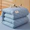 Colcha de algodón desmontable y lavable, colcha de primavera y otoño, colcha de invierno, ropa de cama de algodón para dormitorio individual de estudiante, relleno de colcha, apto para todas las estaciones