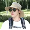 Sombrero de Protección Solar para Hombre Verano al Aire Libre Protección Solar Viaje Ocio Estilo Coreano Sombrero de Pescador Montañismo Pesca Sombrero para el Sol