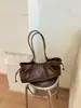 Bolsa casual, estilo vintage, de grande capacidade para mulheres, moda transfronteiriça 2026, bolsa transversal versátil, bolsa de ombro para o dia a dia