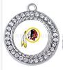 Collar Colgante de Equipo de Fútbol de 32 Equipos de la NFL de Deportes Transfronterizos de EE. UU. Washington Redskins Venta al por Mayor