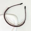 Diadema Dentada con Perlas y Pedrería Estilo Coreano Diadema Antideslizante Artefacto Cueva para el Cabello Flequillo Cabello Roto Pinza para el Cabello Combinable Tocado Elegante