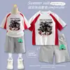 Conjunto de Verano Delta Action Weilong Estampado para Niños Transpirable que No Hace Sudar Conjunto Deportivo de Dos Piezas Efecto Adelgazante Dopamina
