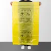 Saco de lixo médico amarelo grande espesso plano descartável portátil plástico médico para clínica hospital