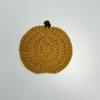 Posavasos de Calabaza de Halloween Hecho a Mano Crochet de Lana Producto Terminado Amazon Transfronterizo Posavasos de Escritorio Aislante Tejido para Taza