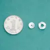 Plata Esterlina S999 Onda Ola Agua Rizo Plata Pura Espaciador Junta Pulsera de Cristal Pulsera Trenzada Collar Accesorios DIY Hechos a Mano