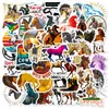 Pegatinas de Caballo Galopante de Nuevo Estilo Transfronterizas de 56 Piezas Decoración Creativa de Caballo Corriendo para Año Nuevo Pegatinas de Material del Año del Caballo