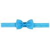 Diadema Infantil de Color Sólido con Lazo de Venta Caliente Transfronteriza Diadema para Bebé de Color Caramelo Accesorio para el Cabello de Cinta Acanalada Nudo Plano 644
