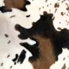 Tela Estampada Vaca Grande con Estampado de Piel de Conejo, Tela Estampada de Vaca de Piel de Conejo Sintética, Material para Juguetes, Camas para Mascotas, Cojines y Pantuflas