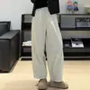 Pantalones Rosas de Globo para Mujer, Otoño Delgados Tallas Grandes, Figura de Pera, Cubre Cadera, Adelgazantes Harem Pierna Ancha Casual