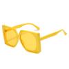 9040 gafas de sol nuevas para hombre al por mayor moda para mujer gafas de montura generosa rojo de internet con gafas de sol de montura grande para mujer