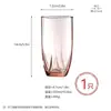 Copo de Vidro Lemeiya, Caneca de Chá Resistente a Altas Temperaturas, Copo para Água Fervente Resistente ao Calor, Copo Doméstico com Flor Gravada, Seguro para Micro-ondas e Empilhável