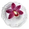 Adorno de Cabeça Simulado de Orquídea Cymbidium com Flores Materiais Artesanais DIY Corsage Flor de Pulso Caixa de Presente Decoração de Casamento