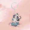 Historia de Batalla de Luo Xiaohei 2 Película de Anime Merchandising Colgante Acrílico para Mochila Llavero Lindo Versión Q