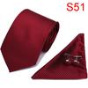 AliExpress EBAY 7.5cm corbata de negocios set de corbata para hombre boda corbata de poliéster caja de regalo fabricantes