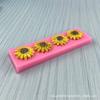 4 moldes de silicone para girassol, moldes para decoração de bolos, doces e flores, faça você mesmo, moldes para bolos