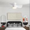 Lámpara Ventilador para Habitación Infantil Nueva Imitación Madera Hoja Lámpara Ventilador de Techo para Dormitorio Ventilador de Techo Doméstico Simple Moderno Viento Fuerte con Luz