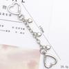 Yilian nueva pulsera de metal con hebilla de amor hecha a mano accesorios de joyería diy amor broche de langosta cadena funda para teléfono