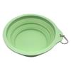 Tazón Plegable Ajustable para Mascotas Transfronterizo, Suministros Portátiles para Mascotas al Aire Libre, Tazón Plegable de Silicona para Perros de Comida Lenta