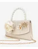 2026 Nuevo Modelo Vestido de Noche Plisado para Mujer Mango Floral Bolso de Mano de Lujo Ligero Bolso de Mano Estilo Lujo Ligero