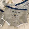 Calzoncillos tipo bóxer de algodón puro estilo Oso Pequeño para Mujeres Jóvenes, Antibacterianos, Longitud Extendida, Refuerzo de Algodón Puro, Ropa Interior Dos en Uno, Todo Algodón para Niñas