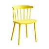 Silla de Plástico, Silla Windsor de Moda, Silla de Escritorio, Uso Doméstico, Silla de Recepción para Cafetería, Silla de Comedor Nórdica Minimalista Moderna