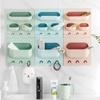 Caja de Almacenamiento de Pared Sin Costuras Z2012 Estante de Almacenamiento para Cocina y Baño Dormitorio Herramienta Punzante Estante de Almacenamiento Multifuncional de Pared