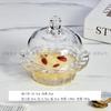 Tigela estilo chinês com andorinhas Mesoma tigela com orelha de prata vidro com tampa transparente tigela para frutas sobremesa sobremesa tigela para sorvete tigela pequena para sopa