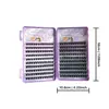 Set de Auto-Injerto DIY 20 Filas Mj89 Amazon Estilo Caliente Grueso Europeo y Americano Nuevo Racimo Individual Pestañas Postizas Transfronterizas