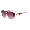 Nuevas Gafas de Sol de Moda para Mujer con Cabeza de Zorro y Perla Montura Elegante Tendencia Gafas de Sol Espejo para Conducir Venta al por Mayor 8849