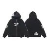 Al por mayor transfronterizo Sudadera con capucha lavada y desgastada nueva ERD Melancolía Rica Segunda Generación Estilo holgado Estampado de figura