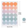 Pegatinas Redondas Creativas Año Nuevo Inauguración de Casa Inspiradoras Tarjetas de Decoración de Boda Pegatinas de Pared Hechas a Mano DIY Pegatinas para Vasos de Agua