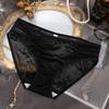 Ropa interior francesa de alta calidad semitransparente con borde de encaje importante calada para mujer, transpirable, cómoda, sexy, bragas de entrepierna para mujer