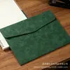 Bolsa de Documentos de Cuero A5 Bolsa de Almacenamiento de Archivos Táctil Bolsa de Archivos para Oficina Corporativa Bolsa de Documentos para Reuniones de Negocios