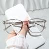 Moda nuevo TR pin gafas de gato montura grande rosa 2024 nueva montura de gafas gafas de luz azul al por mayor