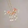 Grampo de Cabelo Rosa Doce com Flores Estilo Chinês, Novo Estilo, Adequado para Hanfu Tradicional e Uso Diário, Grampo Fresco e Doce