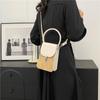 Bolsa pequena transversal estilo coreano, linda bolsa feminina 2024, novo estilo, bolsa quadrada pequena personalizada, bolsa transversal estilo ocidental da moda para celular