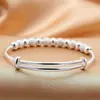 Joyería de Comercio Exterior Cobre Plateado Moda Europea y Americana Pulsera de Cuentas de Transferencia Venta Caliente Tk Xiyin Temu