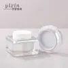 Botellas de Set de Cosméticos Acrílicas en Stock: Botella de Emulsión de Agua de 120 ml, Botella de Esencia de Loción de 30 ml, Botella Vacía de Crema de 30 g/50 g