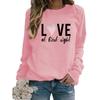 Amazon AliExpress ebay/wish nuevo AMOR Día de San Valentín AMOR estampado suéter de cuello redondo europeo y americano otoño e invierno