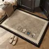 Alfombrillas de Suelo de Gama Alta, Felpudos de Entrada, Alfombrillas de Suelo Resistentes a Manchas para Puertas de Entrada, Alfombras, Felpudos Antideslizantes que Eliminan el Polvo, Felpudos Domésticos de Dibujos Animados