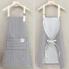 Delantal de cocina de estilo japonés, nuevo estilo, sencillo, impermeable y a prueba de aceite, ropa de trabajo para hombre, logotipo impreso, moda para mujer
