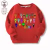 Suéter infantil nuevo Sprunki juego de ritmo ropa periférica cuello redondo algodón y terciopelo top ropa infantil