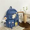 Novo Estilo Campus Dos Desenhos Animados Transparente Grande Capacidade Bolsa Bonito Das Mulheres Do Ensino Médio Júnior Do Ensino Médio Mochila Do Estudante Da Faculdade Mochila