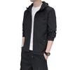 Chaqueta informal de primavera y otoño para hombre, chaqueta fina de estilo coreano a la moda, holgada, de talla grande, para otoño