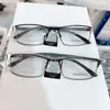 Nuevo Marco de Gafas de Acero de Alta Calidad New Saint Dream Marco Medio Marco Completo Simple Clásico para Hombre Marco de Gafas de Negocios Venta al por Mayor