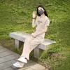 Conjunto Casual de Verano Nuevo con Pantalones Anchos de Manga Corta 2025 para Mujer Moda de Verano Elegante Ropa Deportiva que Reduce la Edad Conjunto de Dos Piezas