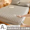 Protector de colchón acolchado de algodón 100% puro, grosor clase A para bebés, que rodea completamente el colchón, funda a prueba de polvo